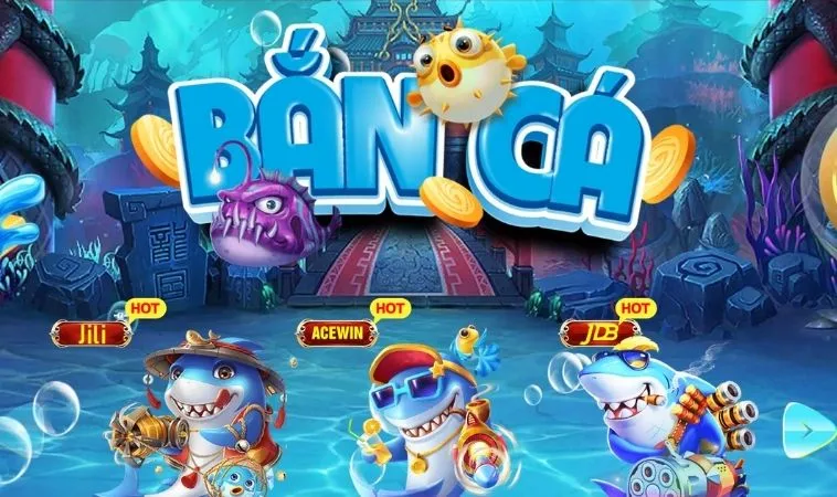 Sảnh Bắn Cá 9Club thiết kế đồ họa đẹp, bắt mắt