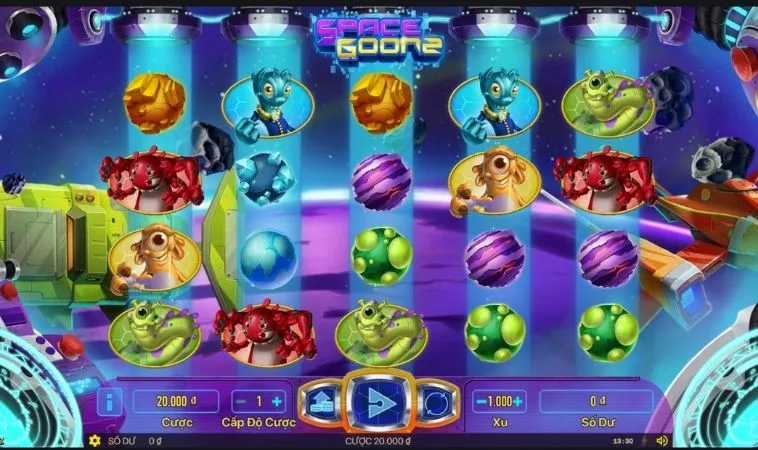 Đồ họa game Nổ Hũ Vũ Trụ Tại 9Club thiết kế đẹp